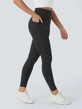 HALARA Black High-Rise Pocket Leggings